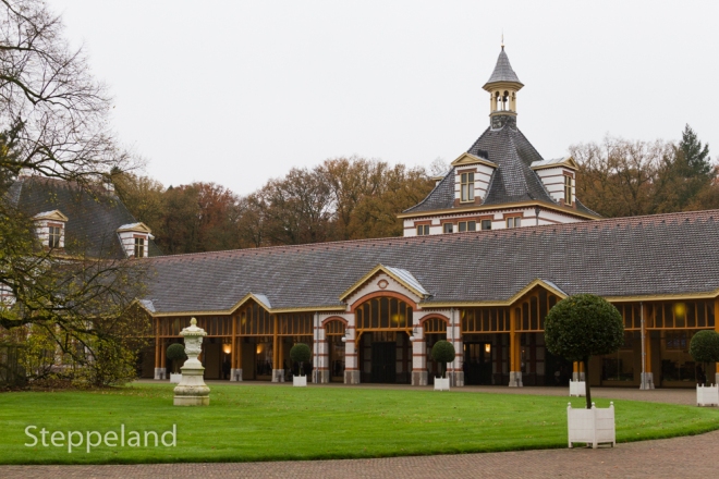 Architectural elegance of the Royal Stables and carriage houses